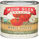 ミュアグレンオーガニックトマト-全皮をむいたプラム-28オンス Muir Glen Organic Tomatoes-Whole Peeled Plum-28 Oz