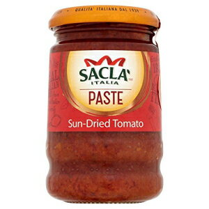 Sacla Italia サンドライトマトペースト - 190g - 2 個パック (190g x 2 瓶) Sacla Italia Sun Dried Tomato Paste - 190g - Pack of 2 (190g x 2 Jars)