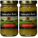 Christopher Ranch ݂؂K[bÑI[uIC ? Lȏ܂܂w[K[bN ? 9 IX (2 pbN) Christopher Ranch CHOPPED GARLIC in Olive Oil ? Famous Award Winning Heriloom Garlic - 9 Oz (Pack of