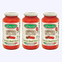 ラ サン マルツァーノ トマトとバジルソース 24 オンス (3個パック) - 100% イタリア製 La San Marzano Tomato and Basil Sauce 24 oz. (Pack of 3) - 100% Product of Italy