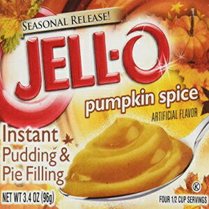 Kraft Jell-O インスタント プディング デザート パイ フィリング パンプキン スパイス 3.4 オンス 箱 Kraft Jell-O Instant Pudding Dessert Pie Filling, Pumpkin Spice, 3.4 Oz. Box