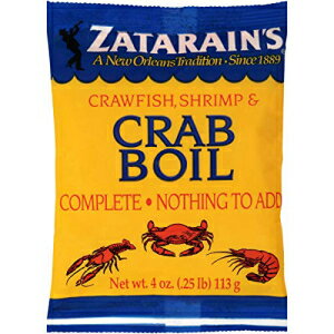 ザタレインのカニとエビのボイル 味付け済み 4オンス Zatarain s Crab & Shrimp Boil-Pre-Seasoned 4 OZ