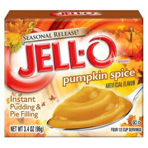クラフト ジェロー インスタント プディング パイ フィリング パンプキン 3.4 オンス箱 (12 個パック) Kraft Jell-O Instant Pudding Pie Filling, Pumpkin, 3.4-Ounce Boxes (Pack of 12)