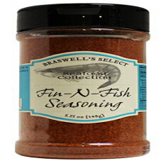 Braswell's Food Co. Select Seafood Condiments の Fin N' Fish シーズニング (Fin N' Fish シーズニング、5.25 オンス) Fin N' Fish Seasoning from Braswell's Food Co. Select Seafood Condiments (Fin N Fish seasoning, 5.25