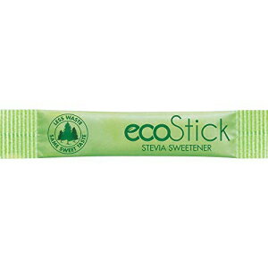 楽天GlomarketecoStickゼロカロリー甘味料パケット、グリーンステビア、2000カウント ecoStick Zero Calorie Sweetener Packets, Green Stevia, 2000 Count