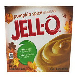 クラフト ジェロ インスタント プディング パイ フィリング パンプキン スパイス 5.1 オンス ボックス (3 個パック) Kraft Jell-O Instant Pudding Pie Filling, Pumpkin Spice, 5.1-ounce Boxes (Pack of 3)