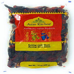 Asian Kitchen (Rani Brand) Byadagi Chilli 茎なし丸ごとインド唐辛子 14 オンス (400 g) ~ すべて天然 | ビーガン | グルテン対応 | 非遺伝子組み換え | インドの起源 Rani Brand Authentic Indian Products Asian Kitchen (By Ran