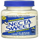 ネクタスイートシュガー代替品1/2グレイン1000錠（3パック） Necta Sweet Sugar Substitute 1/2 Grain 1000 Tablets (Pack of 3)