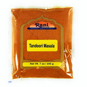ラニタンドリーマサラ（ナチュラル、色なし）インディアン11-スパイスブレンド7オンス（200g）〜無塩| ビーガン| グルテンフリーの成分| 非遺伝子組み換え Rani Brand Authentic Indian Products Rani Tandoori Masala (Natural, No Colors Added) Ind