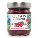 オレゴングローワーズストロベリールバーブスプレッド、12オンス Oregon Growers Strawberry Rhubarb Spread, 12 oz