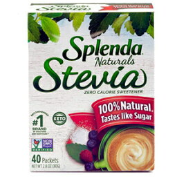 Splenda, ステビア甘味料パケット、2.8オンス (40 ct) Splenda, Stevia Sweetener Packets, 2.8oz (40 ct)