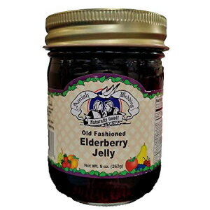 アーミッシュ ウェディング エルダーベリー ゼリー - 9 オンス - 2 瓶 Amish Wedding Elderberry Jelly - 9 oz - 2 Jars