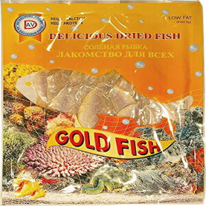 皮に干物の切り身金魚の塩漬けのバカムをビニール袋に詰め100g AV Delicious Dried Fish Fillet on Skin Gold Fish lightly Salted Vacum Packed in Plastic Bag 100g