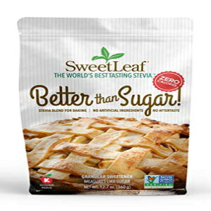 SweetLeafは砂糖よりも優れています! ベーキング粒状甘味料用ステビアブレンド、12.7オンス SweetLeaf Better Than Sugar! Stevia Blend for Baking Granular Sweetener, 12.7 Oz