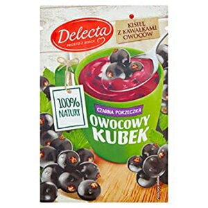 DELECTA Kisiel ホットゼリー トリート ブラックカラント 5個/5食分 ポーランド製 DELECTA Kisiel hot jelly treat BLACKCURRANT 5pc./5 servings Made in Poland
