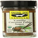 Singing Dog oj I[KjbN p[VK[ARRibcA2.5 IX Singing Dog Vanilla Organic Palm Sugar, Coconut, 2.5 Ounce
