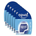 100 JEg (6 pbN)A[J[Ö^ubgA֕iA[J[Ö^ubgA100 JEg (6 pbN) 100 Count (Pack of 6), EQUAL 0 Calorie Sweetener Tablets, Sugar Substitute, Zero Calorie Sugar