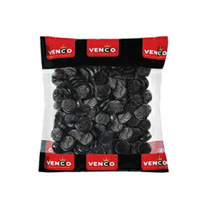 Venco コイン型甘草、1 KG 袋 Venco Coin Shaped Licorice, 1 KG Bag