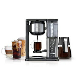 Ninja CM401 XyVeB 10 Jbv R[q[[J[A҂R[q[ 4 ̒oX^CA^NA܂肽ݎAĊƃKX JtFtAubN Ninja CM401 Specialty 10-Cup Coffee Maker, with 4 Brew Styles for Ground Co