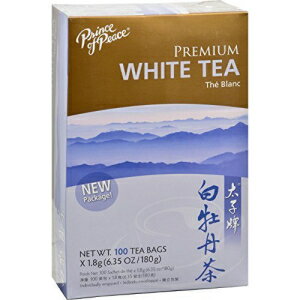 プリンス オブ ピース 白牡丹茶 100袋 (8個パック) Prince Of Peace White Peony Tea, 100 BAG (Pack o..