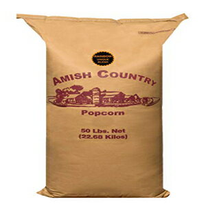 アーミッシュカントリーポップコーン | 50ポンドバッグ | レインボーポップコーンカーネル | オールドファッションド レシピガイド付き (レインボー - 50ポンドバッグ) Amish Country Popcorn | 50 lb Bag | Rainbow Popcorn Kernels | Old