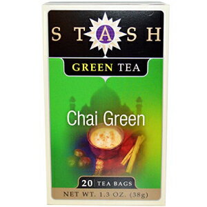 å ƥ㥤 ꡼ ƥ20 ƥХå1.3  (38 g) å ƥ㥤 ꡼ ƥ20 ƥХå1.3  (38 g) - 2  Stash Tea, Chai Green Tea, 20 Tea Bags, 1.3 oz (38 g)