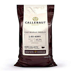 Barry Callebaut ダーク チョコレート クーベルチュール カレ - L-60-40NV-595 ケース (ケース 2-22 ポ..