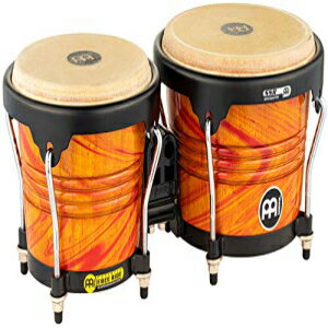 Meinl Percussion FWB190AFե꡼饤ɥ꡼åɥܥ󥴡Сե졼ե˥å Meinl Percussion FWB190AF Free Ride Series Wood Bongos, Amber Flame Finish