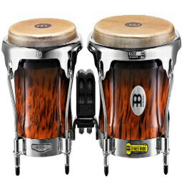 Meinl Percussion FWB400BBフリーライドシリーズウッドボンゴ、ブラウンバール仕上げ Meinl Percussion FWB400BB Free Ride Series Wood Bongos, Brown Burl Finish