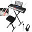 Technical Pro 61  Żҥ饤ȥå ܡ ܡ ԥ Хɥ ɡġ롢إåɥե󡢥ޥŸդ Technical Pro 61-Key Electronic Light Up Keyboard Keyboard Piano Bundle with Stand, Stool, Headphones