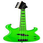 ディーン カスタム ゾーン ベース、ニュークリア グリーン Dean Custom Zone Bass, Nuclear Green