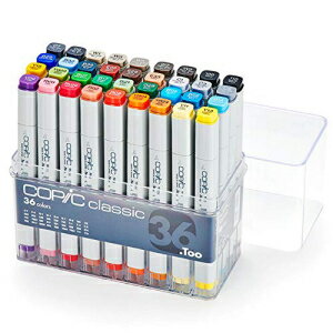 コピック クラシックマーカー 36本 基本セット Copic Classic Markers 36-Piece Basic Set