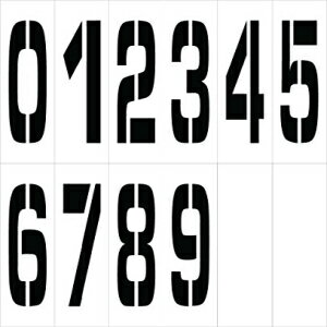 National Marker Corp. PMN36 ʕXeVԍZbg 36 C` National Marker Corp. PMN36 Individual Character Stencil Number Set 36 Inch