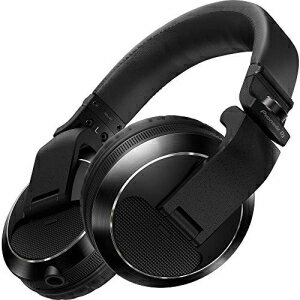 Pioneer DJ HDJ-X7-K - 密閉型サーカムオーラル DJ ヘッドフォン 50mm ドライバー 5Hz 〜 30kHz の周波数範囲 取り外し可能なケーブル キャリー ポーチ付き - ブラック Pioneer DJ HDJ-X7-K - Closed-back Circumaural DJ Headphones with 50mm