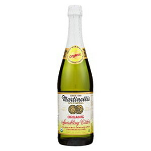 Martinellis オーガニック スパークリング サイダー、25.4 オンス - 1 ケースあたり 12 個。 Martinellis Organic Sparkling Cyder, 25.4 Ounce - 12 per case.