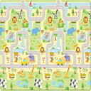 パークロンベイビーソフトプレイマット（ハローベアスマイルタウン、ミディアム） Parklon Baby Soft Play Mat (Hello Bear Smiletown, Medium)