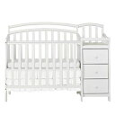 Dream On Me Casco 3 in1ミニベビーベッドとドレッシングテーブルコンボホワイト Dream On Me Casco 3 in 1 Mini Crib and Dressing Table Combo White