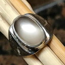 i`V}OgD[[Xg[AO[I[\N[X[Xg[925X^[OVo[jZbNXO7 Natural Rocks by Kala Natural Shimmering True Moonstone, Grey Orthoclase Moonstone 925 Sterling Silver Unisex Ring 7