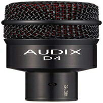 Audix D4ダイナミックマイク、ハイパーカーディオイド Audix D4 Dynamic Microphone, Hyper-Cardioid