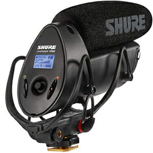 Shure VP83F LensHopper カメラ搭載型コンデンサーマイク、内蔵フラッシュ録音機能付き Shure VP83F LensHopper Camera-Mounted Condenser Microphone with Integrated Flash Recording