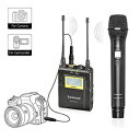 Saramonic UHF CX nhwh^}CN VXe 2ch V[o[t vtFbVi rfI }CN (UwMic9RX9HU9) Saramonic UHF Wireless Handheld Type Microphone System with 2-Ch Receiver Professional Video Microphone (U