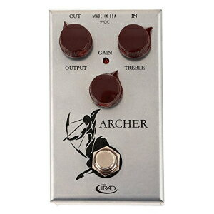 J. Rockett Audio Designs ツアー シリーズ Archer オーバードライブおよびブースト ギター エフェクト ペダル J. Rockett Audio Designs Tour Series Archer Overdrive and Boost Guitar Effects Pedal