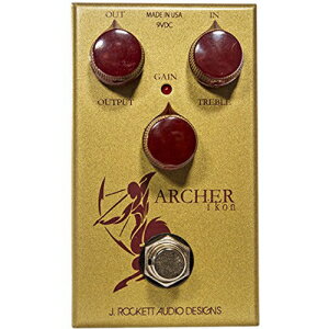 J. Rockett Audio Designs ツアー シリーズ Archer IKON オーバードライブおよびブースト ギター エフェクト ペダル J. Rockett Audio Designs Tour Series Archer IKON Overdrive and Boost Guitar Effects Pedal
