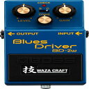 BOSS プレミアム WAZA Craft ブルース ドライバー ギター ペダル (BD-2W) BOSS Premium WAZA Craft Blues Driver Guitar Pedal (BD-2W)