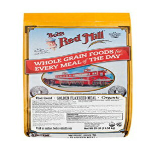 Bob 039 s Red Mill 亜麻仁ミール ゴールデン オーガニック 25 ポンド Bob’s Red Mill Flaxseed Meal, Golden, Organic, 25 Pound