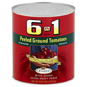 楽天Glomarket6 in 1 多目的皮むきグラウンドトマト、105 オンス -- 1 ケースあたり 6 個。 6 in 1 All Purpose Peeled Ground Tomatoes, 105 Ounce -- 6 per case.