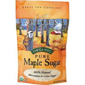 Coombs Family Farms, ˥å ԥ奢 ᡼ץ 奬6  (170 g)100% ŷ3 ĥѥå Coombs Family Farms, Organic Pure Maple Sugar, 6 oz (170 g), 100% Natural, Pack...