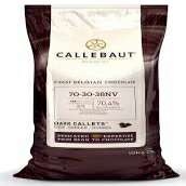 Barry Callebaut ダーク チョコレート クーベルチュール カレ (ケース - 22 ポンド バッグ 2 個) - 70-..