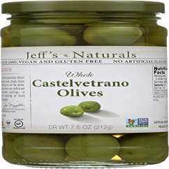 Jeffs Naturals (ǤϤޤ) ƥȥ顼 ꡼ִݤ Jeffs Naturals (NOT A CASE) Whole Castelvetrano Olives