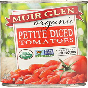 (ケースではありません) オーガニックプチダイストマト オリジナル (NOT A CASE) Organic Petite Diced Tomatoes Original